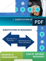 Substitution of Resources: Agrieconomy