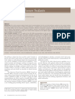 Use of Pit-And-Fissure Sealants