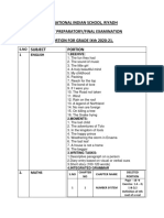 International Indian School, Riyadh Preboard/ Preparatory/Final Examination Portion For Grade Ixth 2020-21. Subject Portion