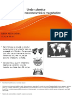 Unde Seismice Si Intensitate Macroseismicã Si Magnitudine