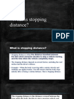 What Is Stopping Distance