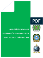 Guía Práctica para La Preservación Informacion de Redes Sociales y Páginas Web