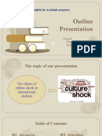 Outline Presentation: English For Academic Purposes