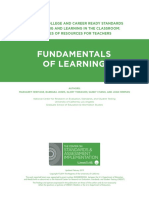 Fundamentals of Learning