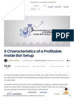 Inside Bar Pattern - 6 Characteristics of A Profitable Setup