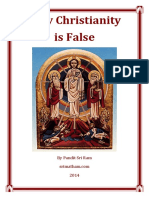 Why Christianity Is False: by Pandit Sri Ram 2014