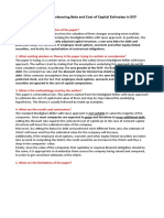 Pitfalls in Levering and Unlevering Beta and Cost of Capital Estimates in DCF Valuation