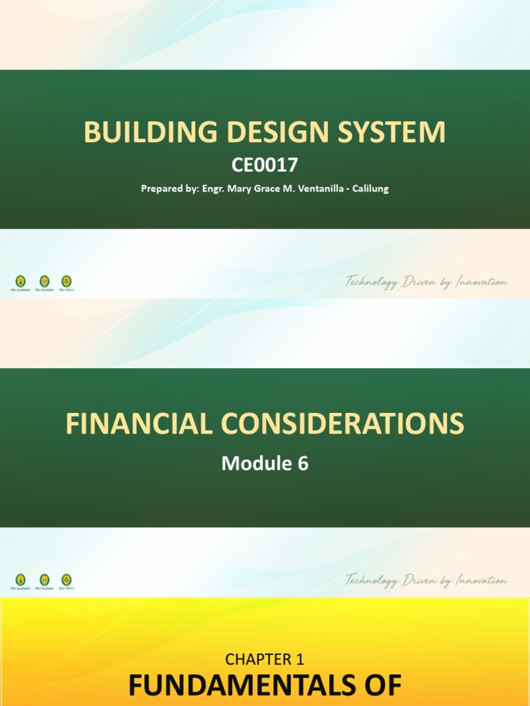 Building Design System: Cost Estimation Guide | PDF | Life Cycle ...