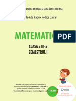Matematica Clasa a III-A