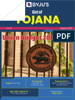 Gist of Yojana August 2019 Issue