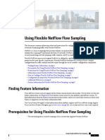 Using Flexible Netflow Flow Sampling: Finding Feature Information