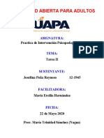 Actividad Ii Practica de Intervencion Psicopedagogica