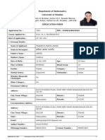 MU Application Form