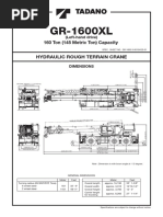 GR-1600XL: Hydraulic Rough Terrain Crane