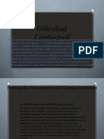 Dificultad Conductual