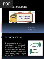 Balaji M - Managerial Skills (Network Culture)