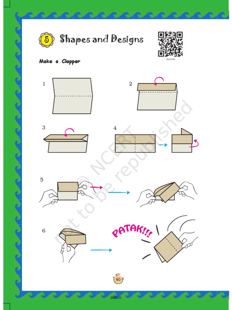 Shapes and Designs: Make A Clapper | PDF