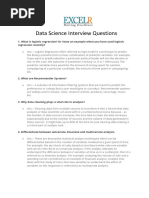 Data Science Interview Questions