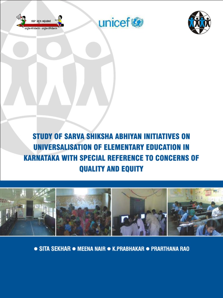 Study of Sarva Shiksha Abhiyan. Initiatives On Universalisation of Elementary Education in ...