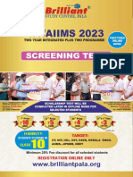 IIT/AIIMS 2023 Two Year Integrated Programme Announcement
