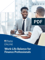 Work-Life Balance For Finance Professionals: Online - Wharton.upenn - Edu 1