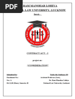 Contract Act - I Project 2nd Sem