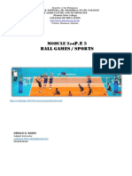 PE 3 Module 2 Volleyball PDF 2021 2022