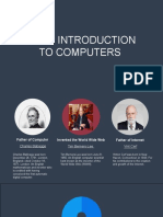 Basic Introduction To Computers