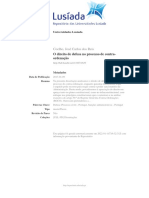 O direito de defesa no processo contra-ordenacional