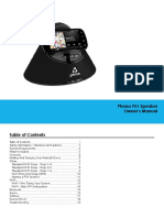 Phorus PS1 Speaker Owners Manual en