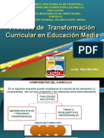 Transformacion Curricular Educacion Media