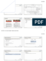 Lighting Calculations: - Illuminance Level and Luminance, - Uniformity