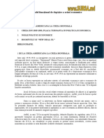 Model Funcţional de Depăşire A Crizei Economice