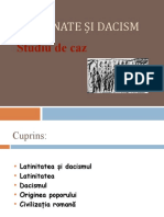 Latinitatea si dacismul