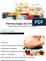 Farmacologia Embarazo - nutricion 2018