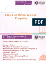Unit 3: Iot Devices & Cloud Computing: Internet of Thnigs by Amol Dande 1