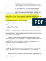 Governing Equation and Eigen-Value Solutions For Continuous Systems