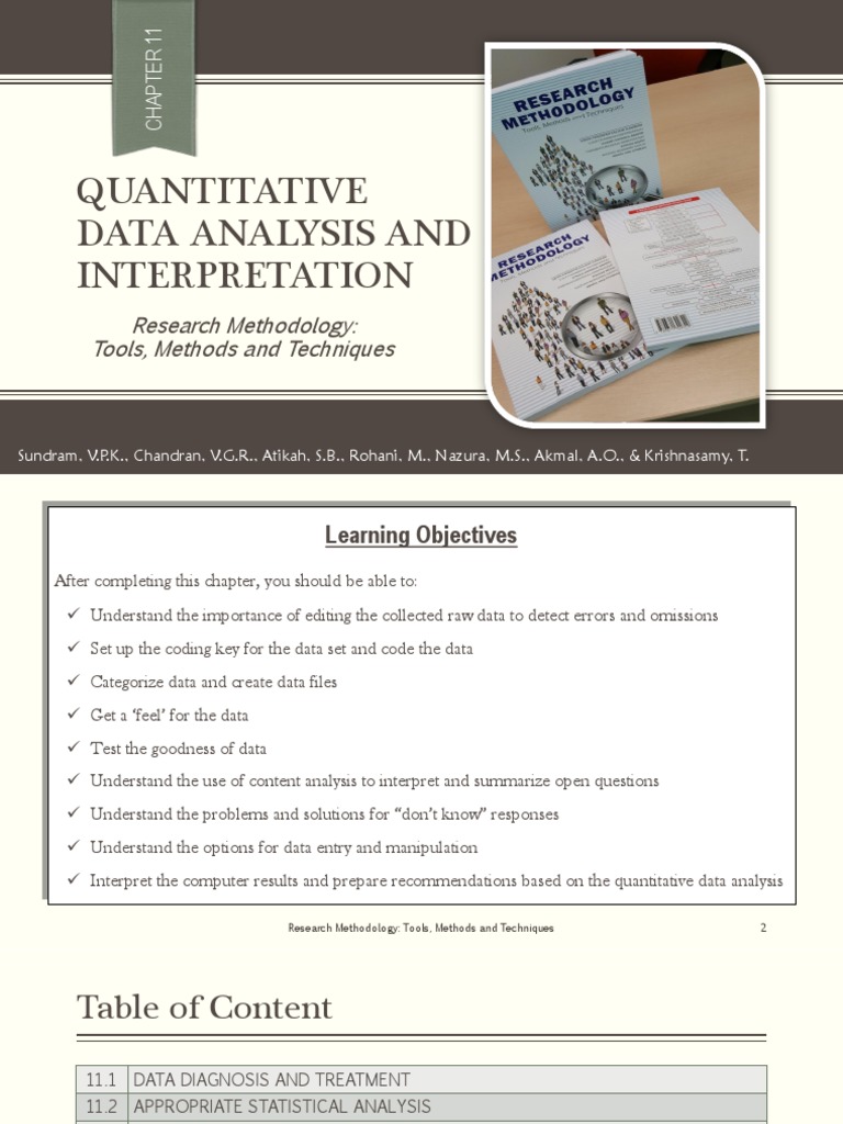c11 - Quantitative Data Analysis and Interpretation | PDF | Coefficient ...