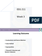 EEG 211 Week 3: EEG 211: Introduction To Electrical Engineering I