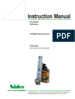 Instruction Manual for Voltage/Frequency Sensor Calibration