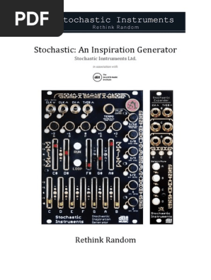 Stochastic: An Inspiration Generator: Rethink Random | PDF