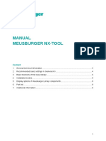 GUI Meusburger NX Tool Handbuch in