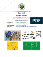 Devre - Teo - 0 - Elm1002 Devre Teori̇si̇ Konular Ve Kaynaklar