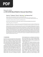 A CNN-LSTM-based Model To Forecast Stock Prices