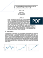 Sector Volatility Prediction Performance Using GARCH Models and Artificial Neural Networks