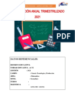 Plan Anual Trimestralizado Matemática