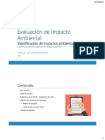 EIA - Clase 7 - Identificacion de Impactos Ambientales