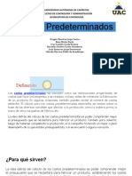 Costos Predeterminados