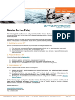 DSI00757-13, Danelec Service Policy