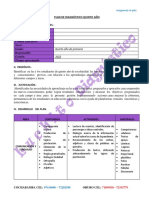 Municipio: Distrito Educativo: Núcleo: Unidad Educativa: Nivel: Grado: Responsable: Gestión: Tiempo Aproximado